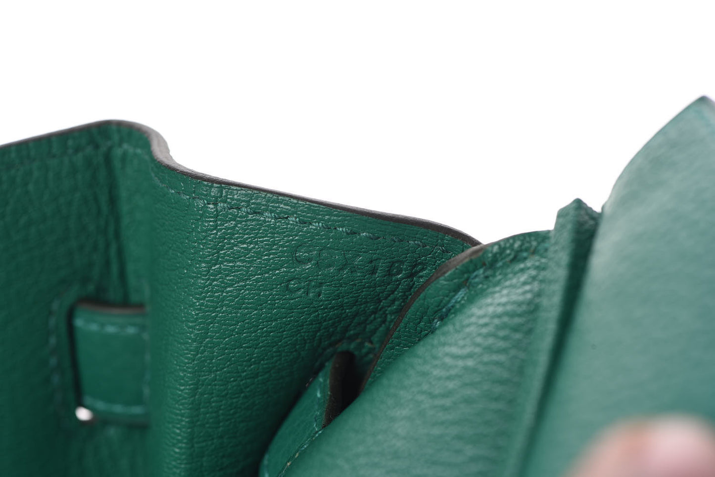 Taurillon Clemence Birkin 30 Vert Vertigo