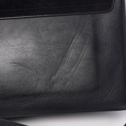 Chloe Suede Calfskin Medium Faye Shoulder Bag Black 11 of 12
