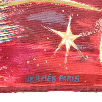 Hermes Silk Feux Du Ciel Pocket Square 3 of 4