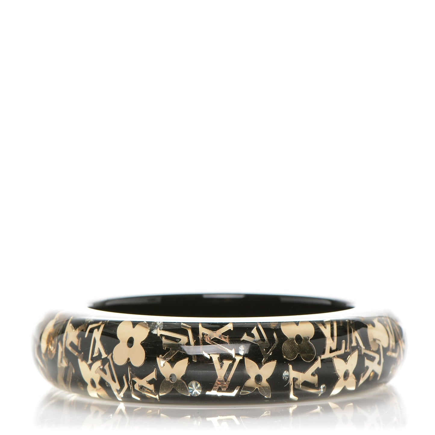 Resin Swarovski Medium Inclusion Bracelet GM Black