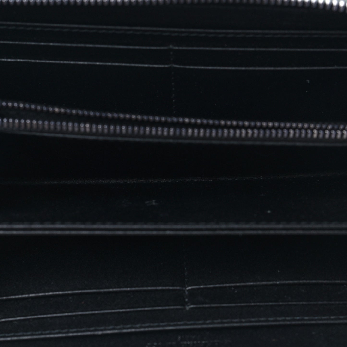 Lambskin Cannage Lady Dior Zip Wallet Black