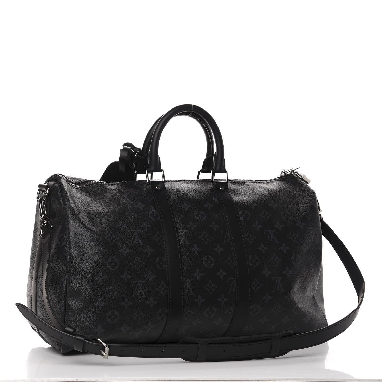 Louis Vuitton Monogram Eclipse Keepall Bandouliere 45 2 of 9