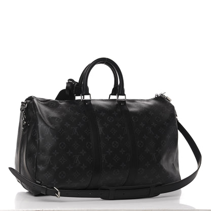 Louis Vuitton Monogram Eclipse Keepall Bandouliere 45 2 of 9