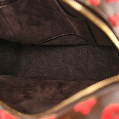 Louis Vuitton Monogram Tuffetage Deauville Cube Red 5 of 14