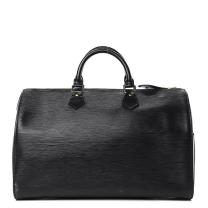 Louis Vuitton Epi Speedy 35 Black 1 of 9