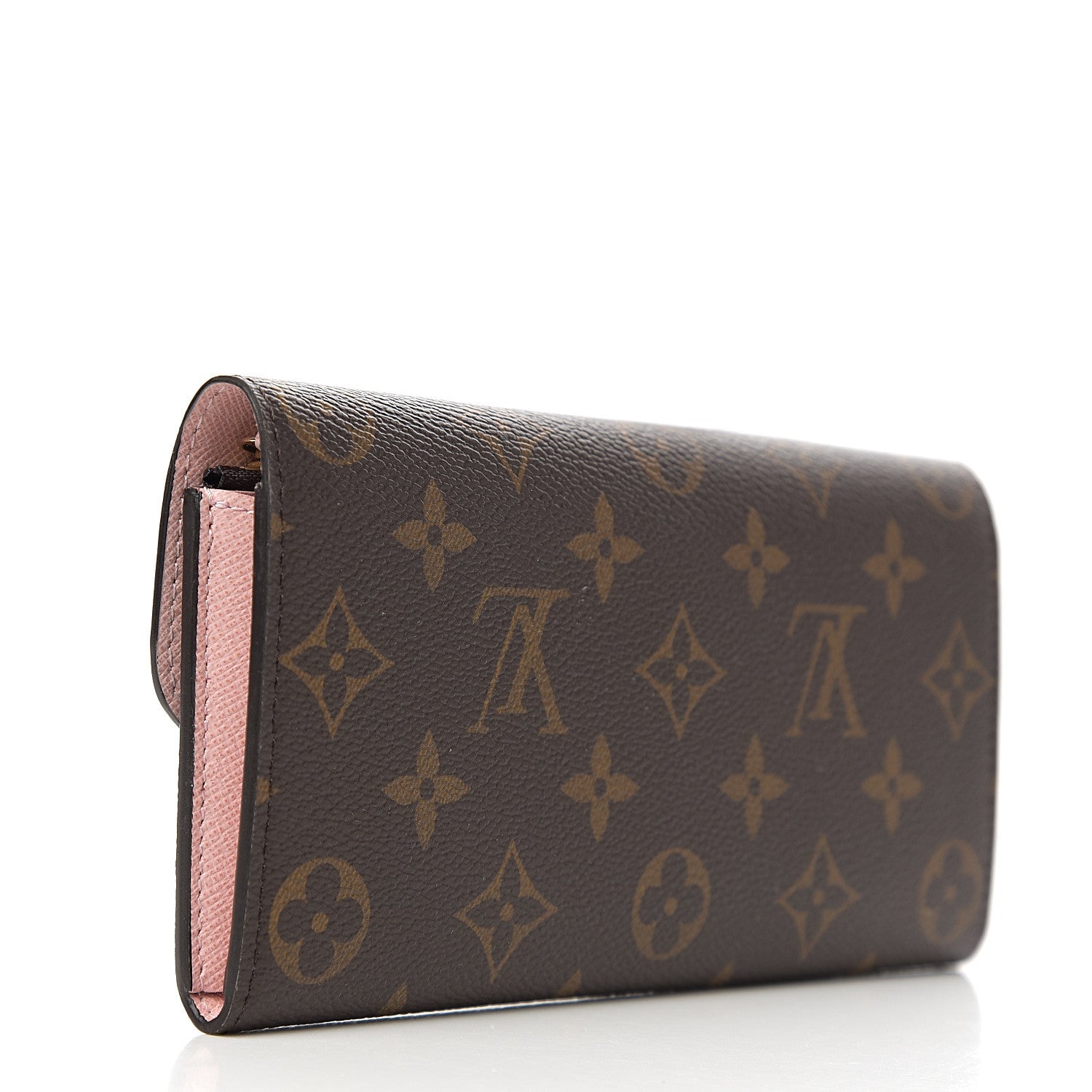 Louis Vuitton Monogram Emilie Wallet Rose Ballerine 2 of 5