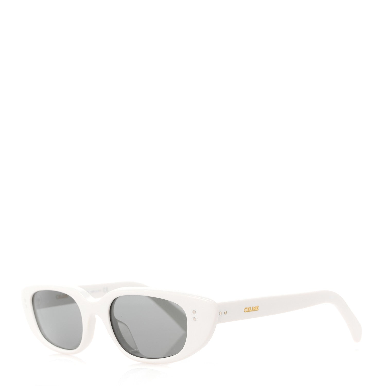Celine Acetate Cat Eye Sunglasses CL40095U White 1 of 8
