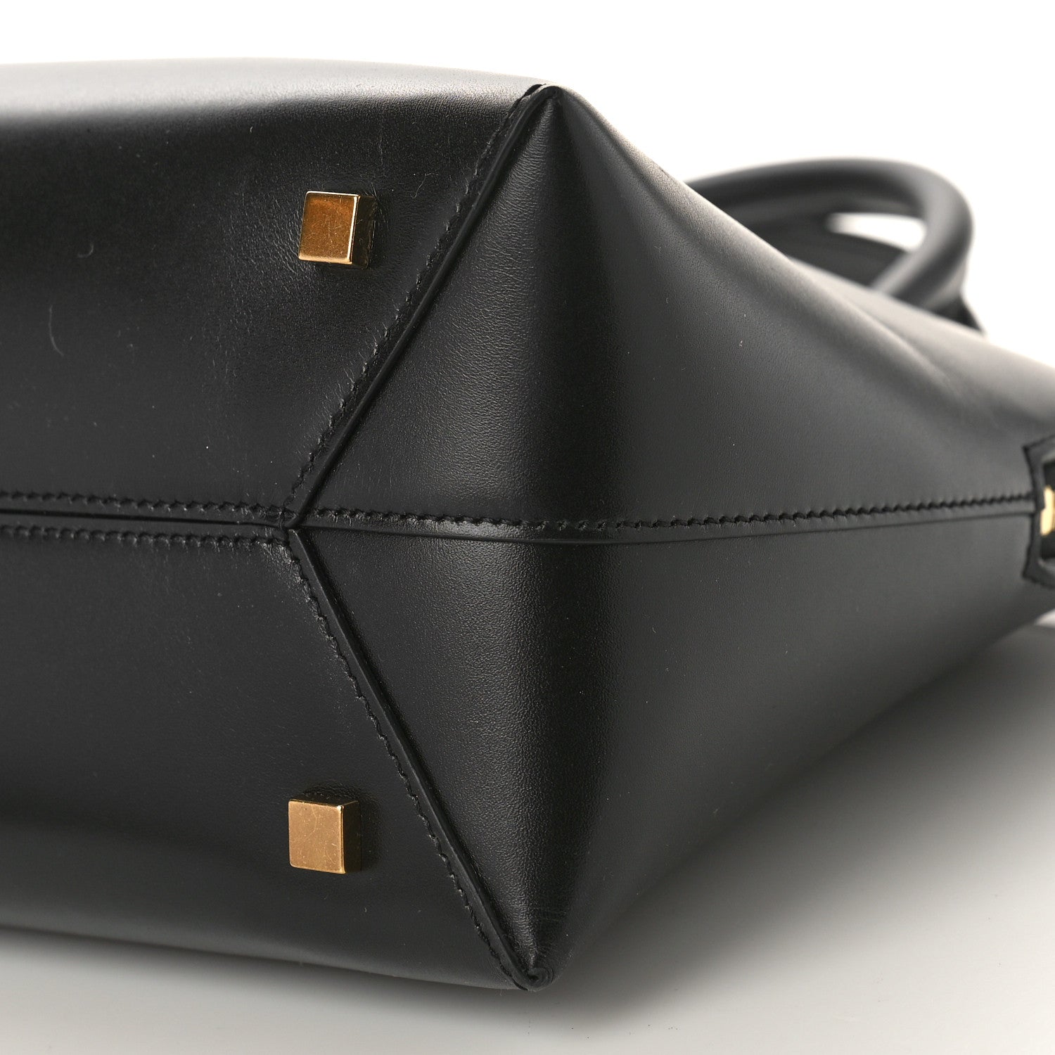 Saint Laurent Calfskin Sac De Jour Duffle Top Handle Black 8 of 8