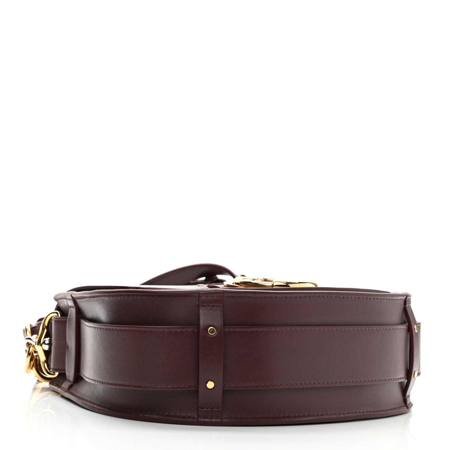 Calfskin Large Tess Bag Burnt Brown