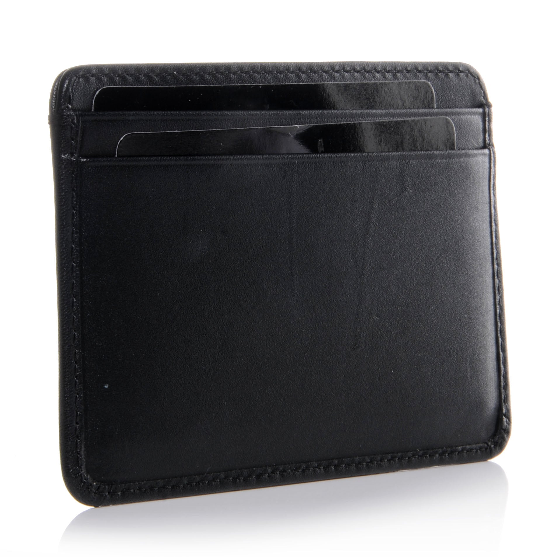 Chanel Calfskin Quilted Cambon Card Holder Black 3 of 8