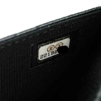 Chanel Caviar Quilted Wallet On Chain WOC Black 8 of 8