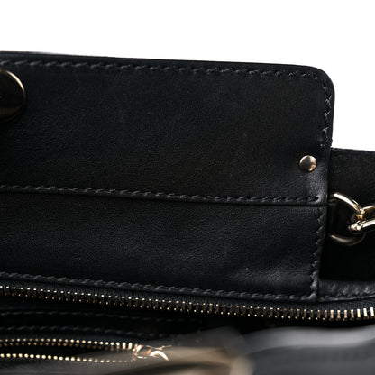 Valentino Garavani Vitello Small Rockstud Double Handle Tote Black 13 of 21