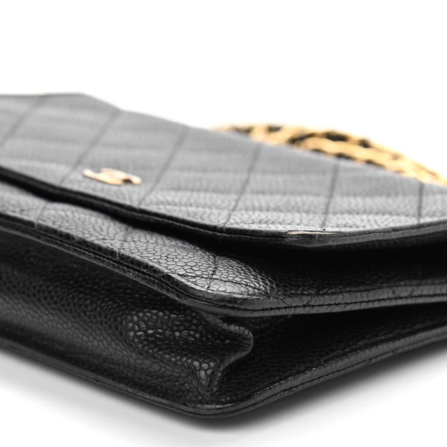 Chanel Caviar Quilted Wallet On Chain WOC Black 10 of 12