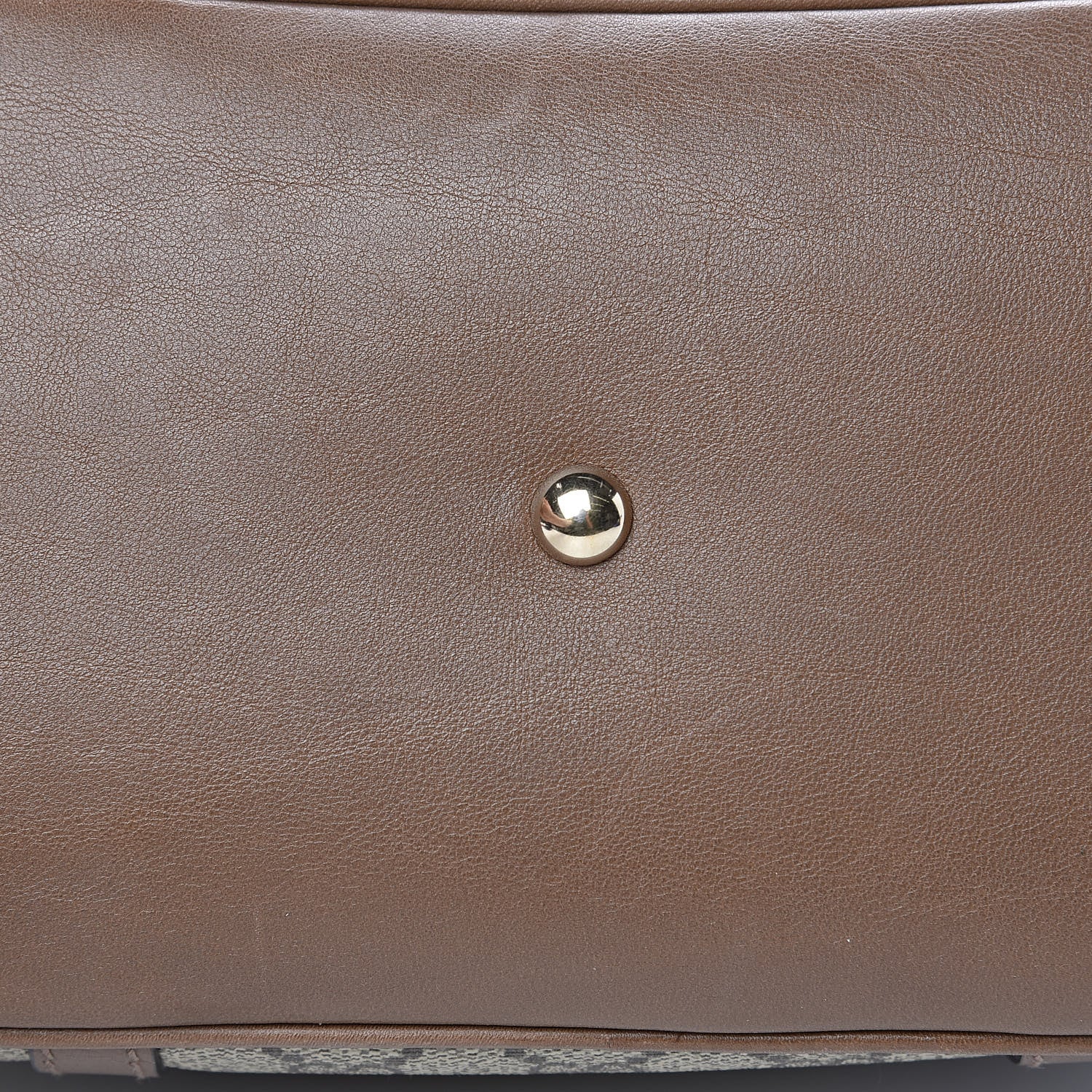 Gucci GG Supreme Monogram Margaux Calfskin Small Nice Top Handle Dome Bag Beige Ebony Acero 10 of 12