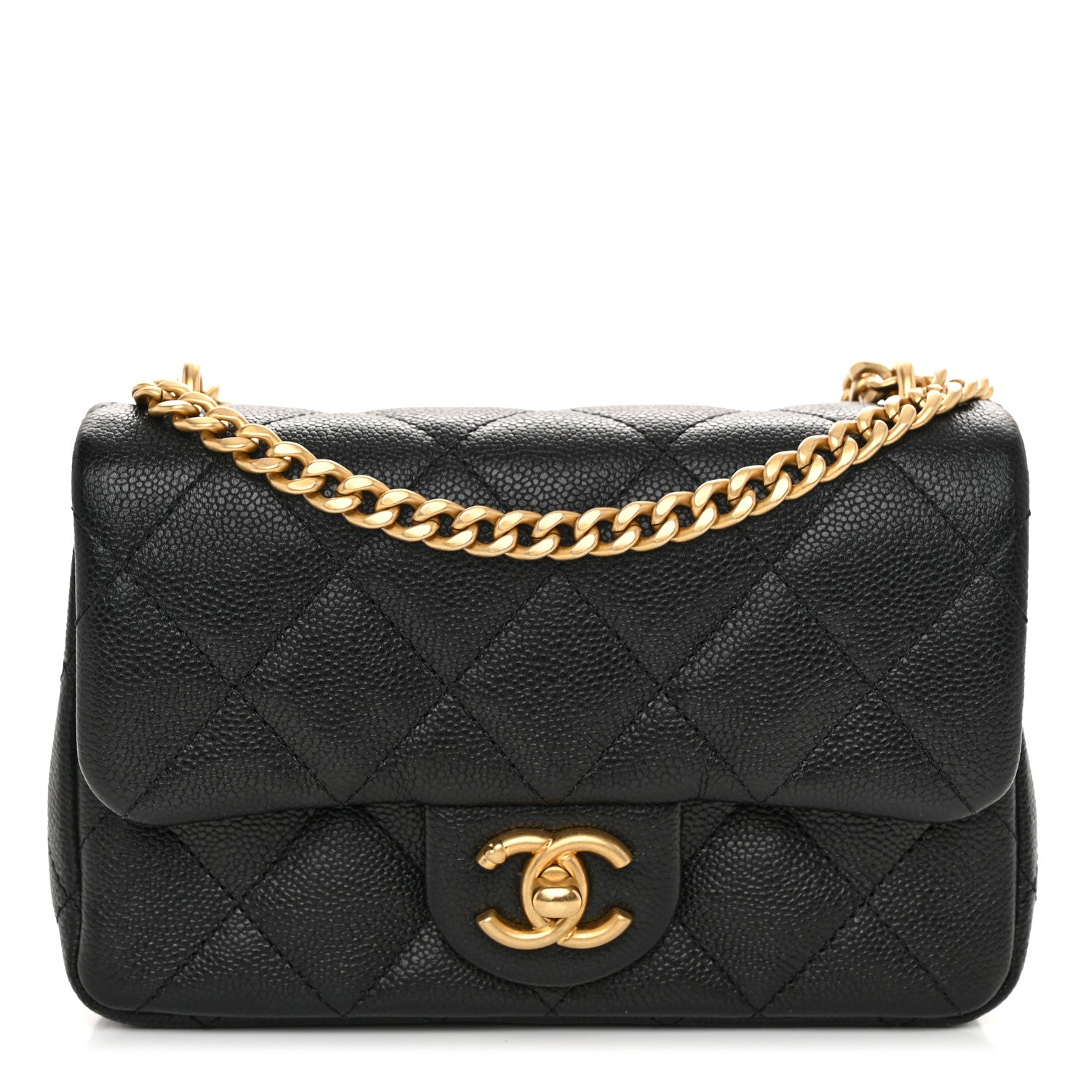 Chanel Caviar Quilted Mini Sweetheart Rectangular Flap Black 1 of 11