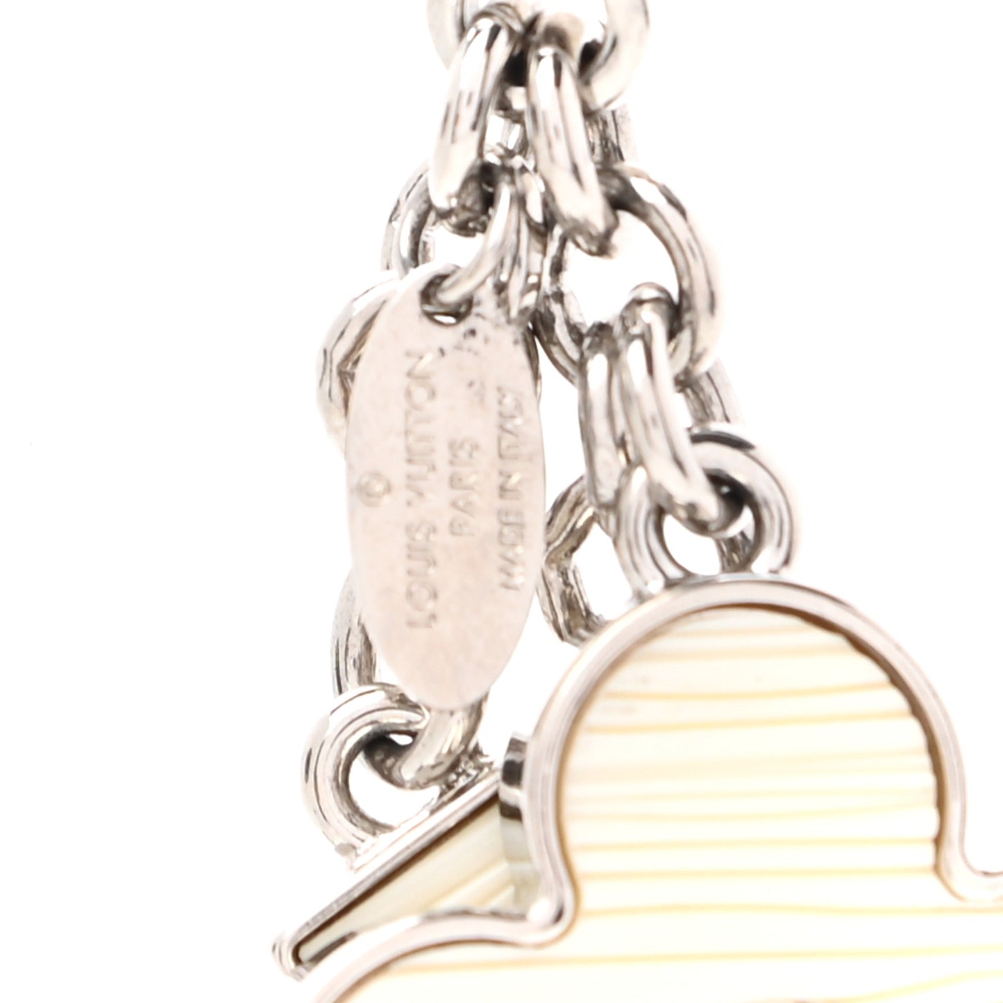 Fleur d Epi Bag Charm Ivory
