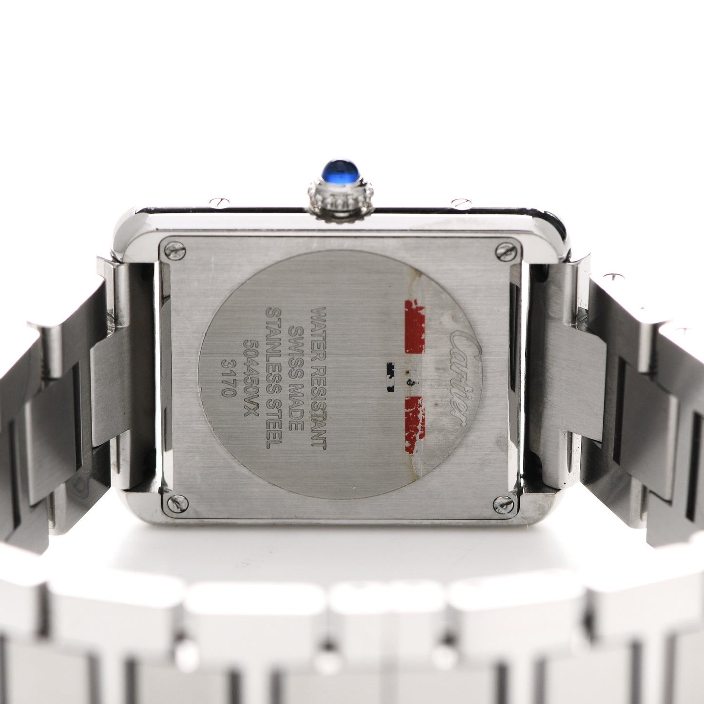 Stainless Steel 24mm Tank Solo Quartz Watch