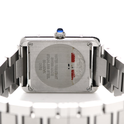 Cartier Stainless Steel 24mm Tank Solo Quartz Watch 4 of 6