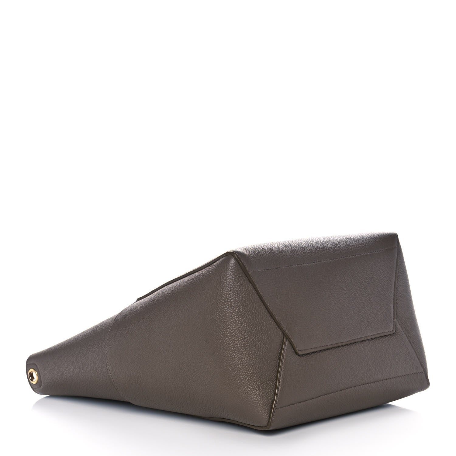 Celine Soft Grained Calfskin Sangle Bucket Bag Taupe 4 of 14