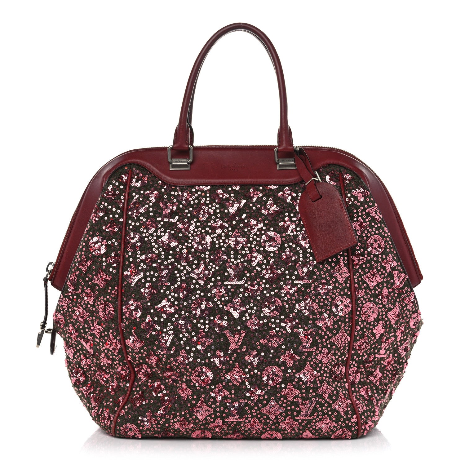 Louis Vuitton Sequin Monogram Sunshine Express North South Burgundy 1 of 14