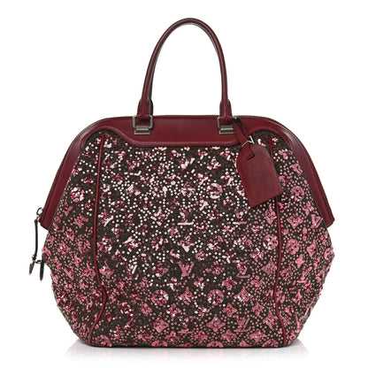 Louis Vuitton Sequin Monogram Sunshine Express North South Burgundy 1 of 14