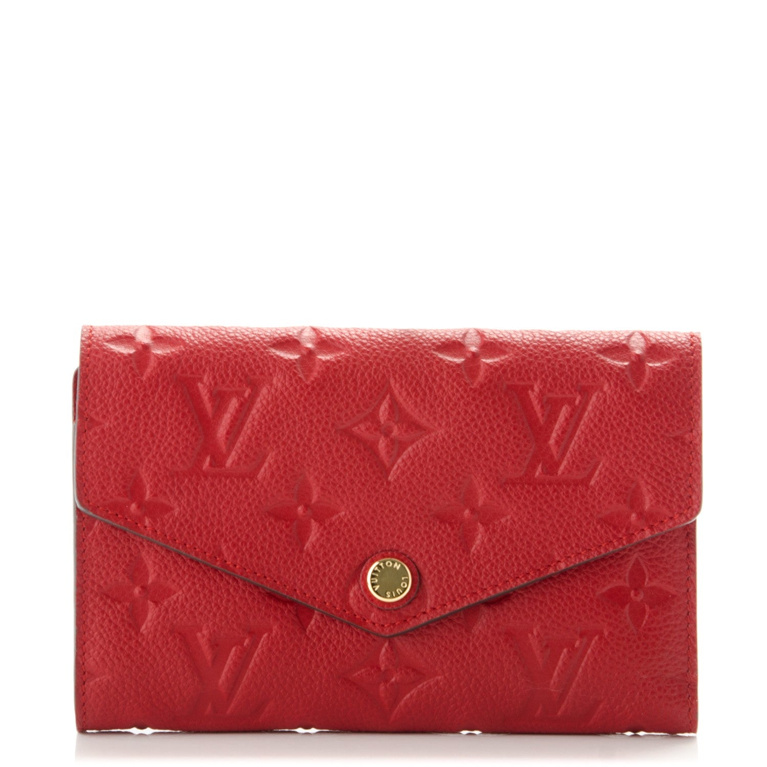 Louis Vuitton Empreinte Compact Curieuse Wallet Cherry 1 of 6