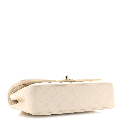 Chanel Caviar Quilted Medium Double Flap White 4 of 12