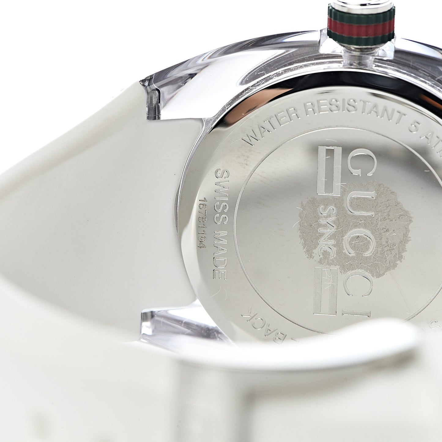 Stainless Steel Rubber 36mm Sync Web Quartz Watch
