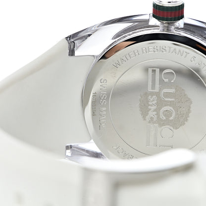 Gucci Stainless Steel Rubber 36mm Sync Web Quartz Watch 7 of 10
