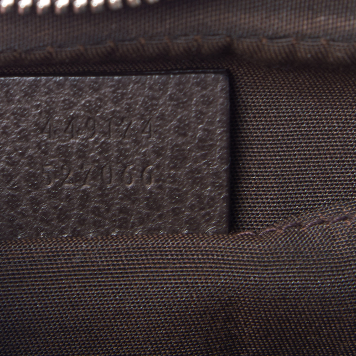 Gucci Monogram Belt Bag Dark Brown 9 of 9