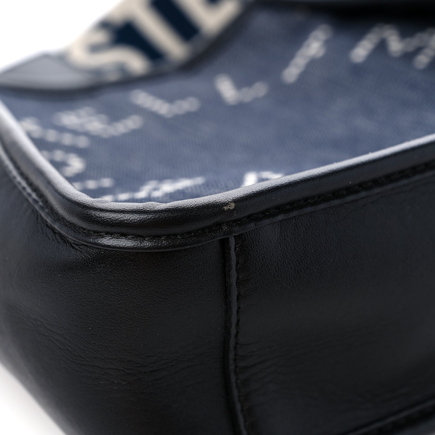 Eco Alter Denim Perforated Logo Mini Crossbody