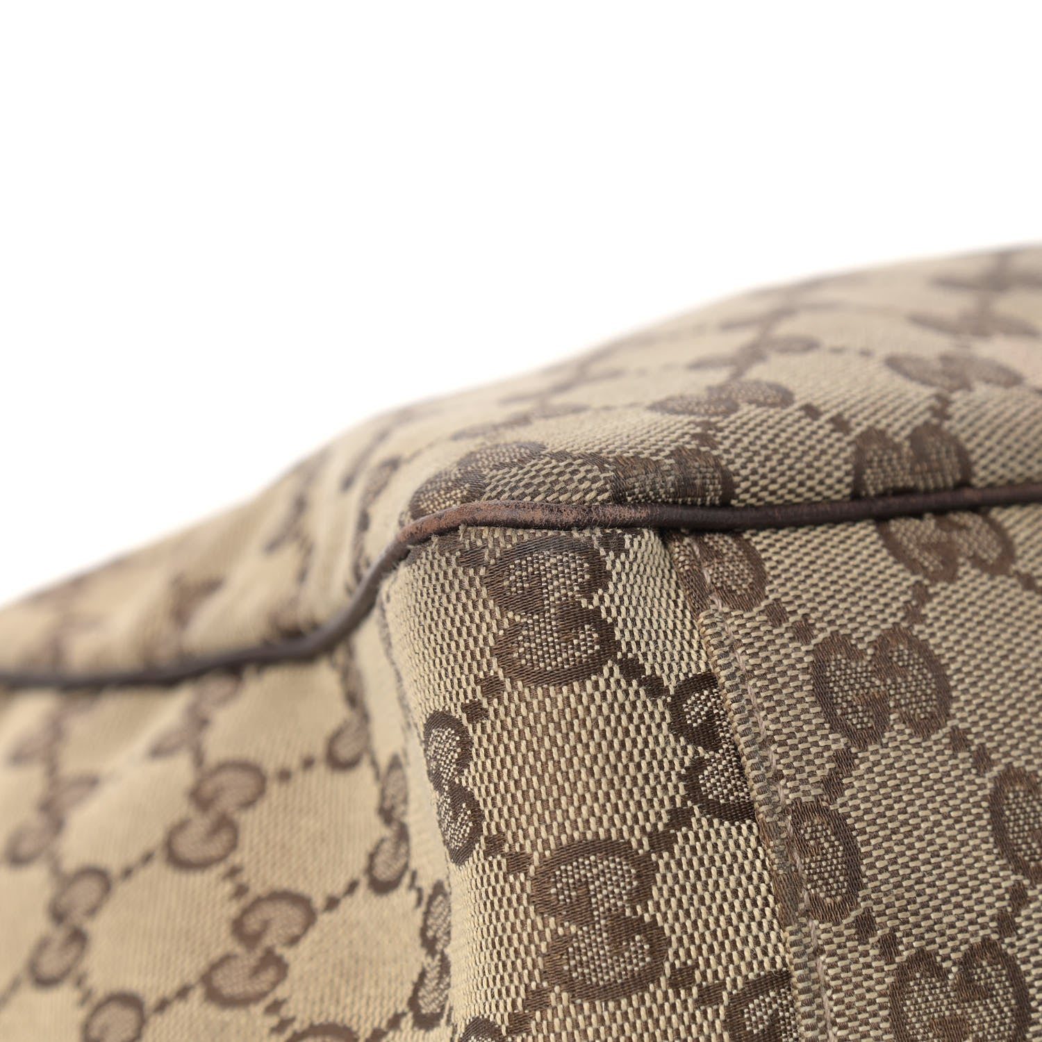 Gucci Monogram Large Positano Tote Brown 10 of 24