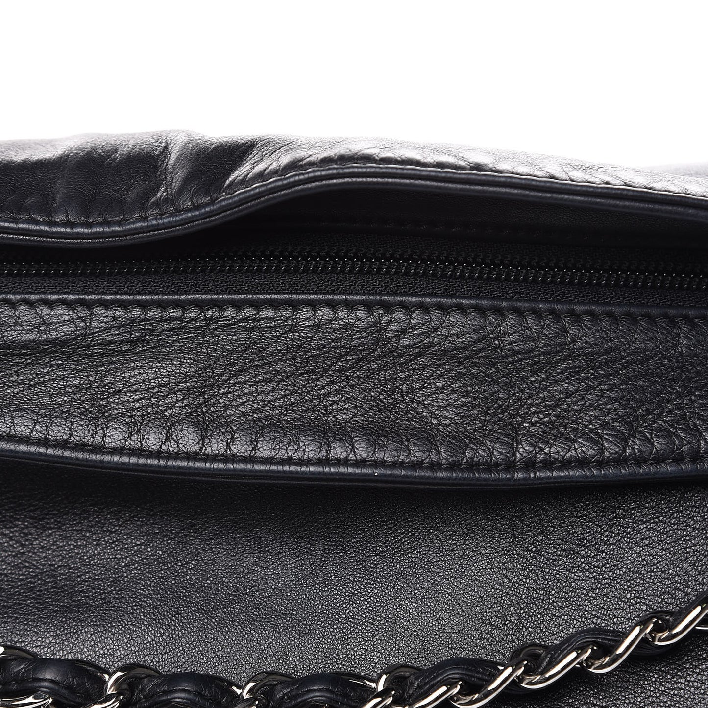 Lambskin Large Ultimate Soft Tote Black