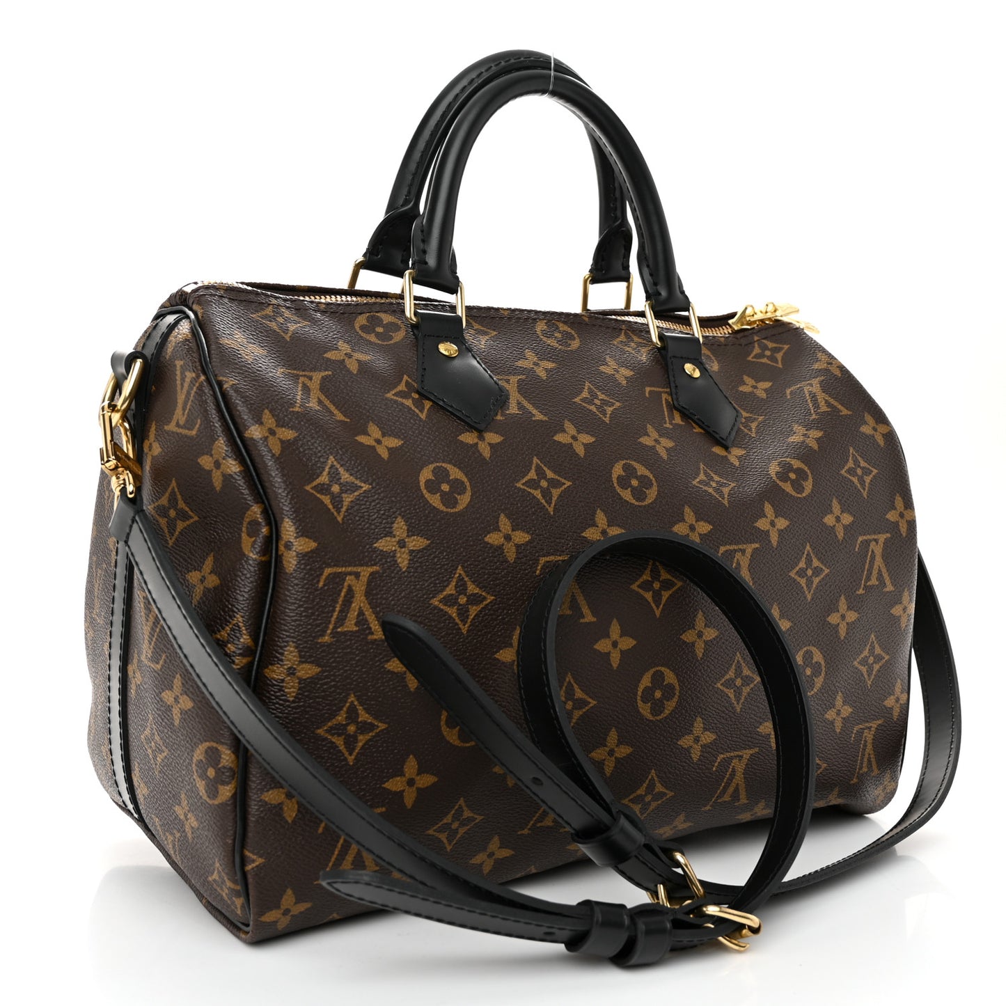 Monogram My World Tour Speedy Bandouliere 30 Black