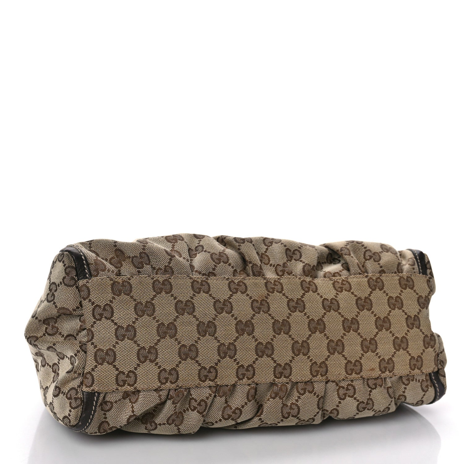 Gucci Monogram Medium D Gold Ring Hobo Dark Brown 4 of 13