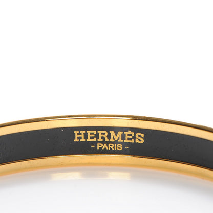 Hermes Enamel Printed Narrow Balcons Du Guadalquivir Bracelet 62 3 of 6