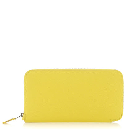 Hermes Epsom Silk'In Wallet Soufre 1 of 10