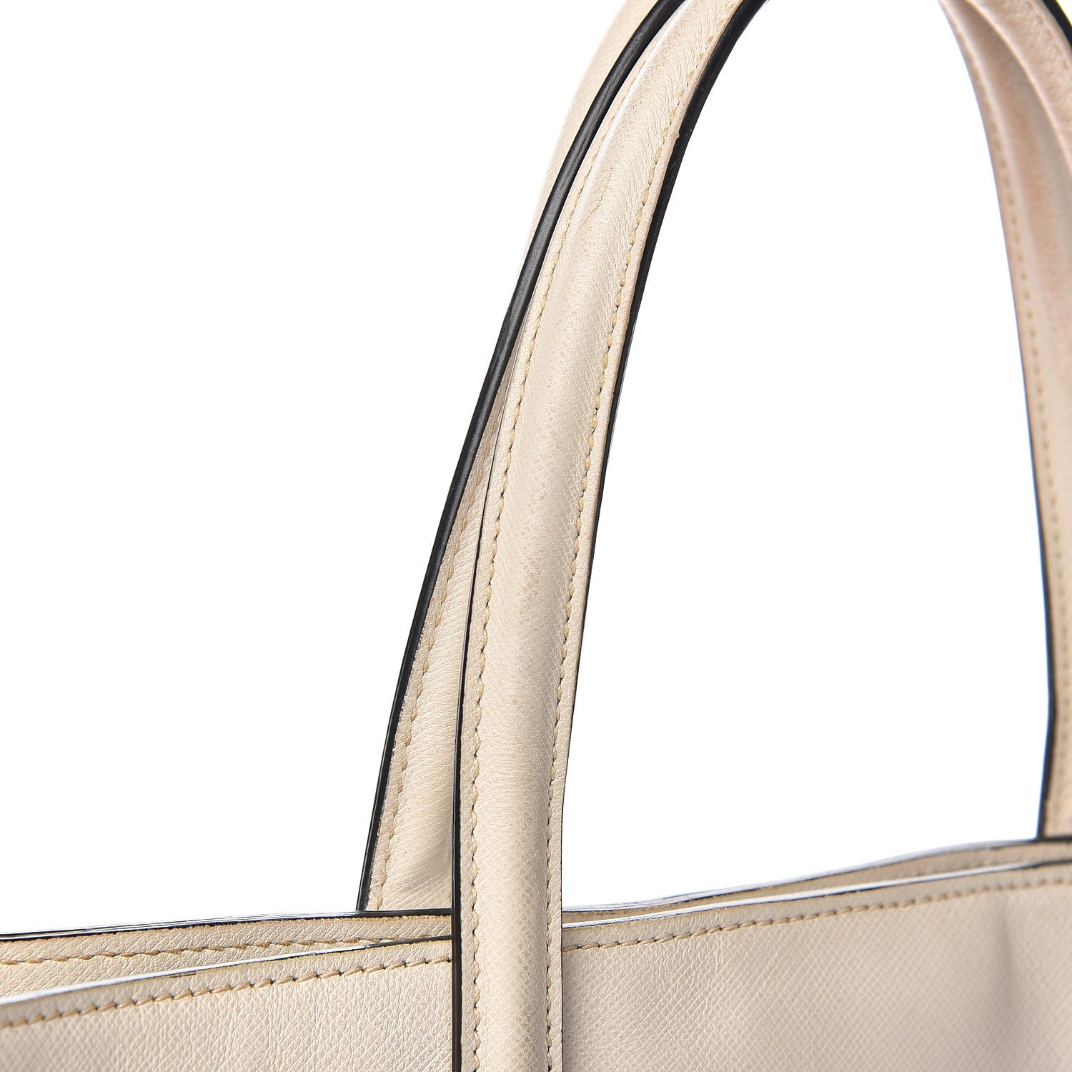 Prada Saffiano Soft Tote Talco 13 of 16