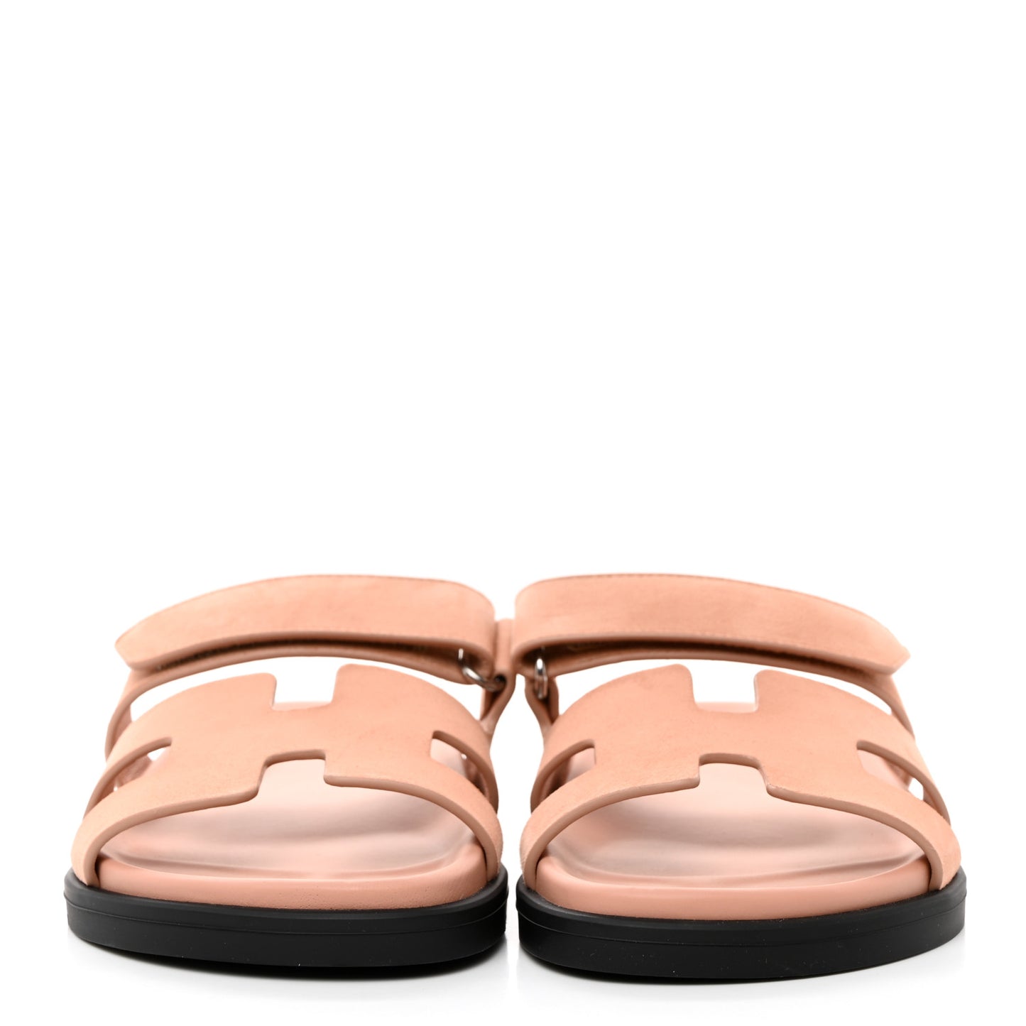 Suede Goatskin Womens Chypre Sandals 36.5 Nude