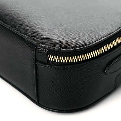 Prada Saffiano Lux Odette Crossbody Black 10 of 10