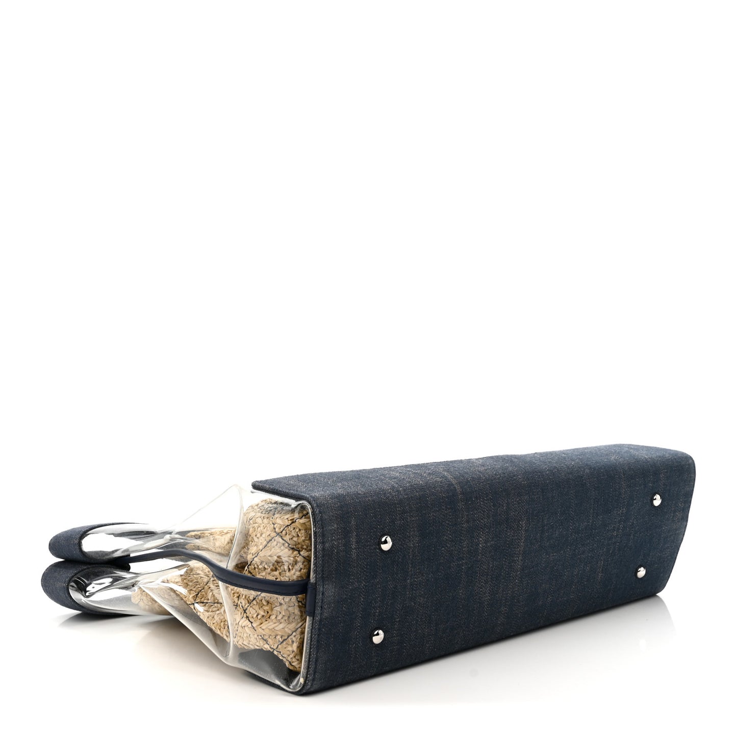 Denim PVC Chanel 31 Bag Blue