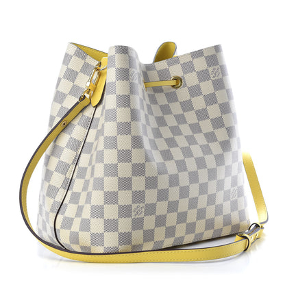 Louis Vuitton Damier Azur Neonoe MM Pineapple 3 of 8