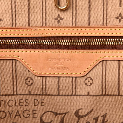 Louis Vuitton Monogram Neverfull MM 8 of 14