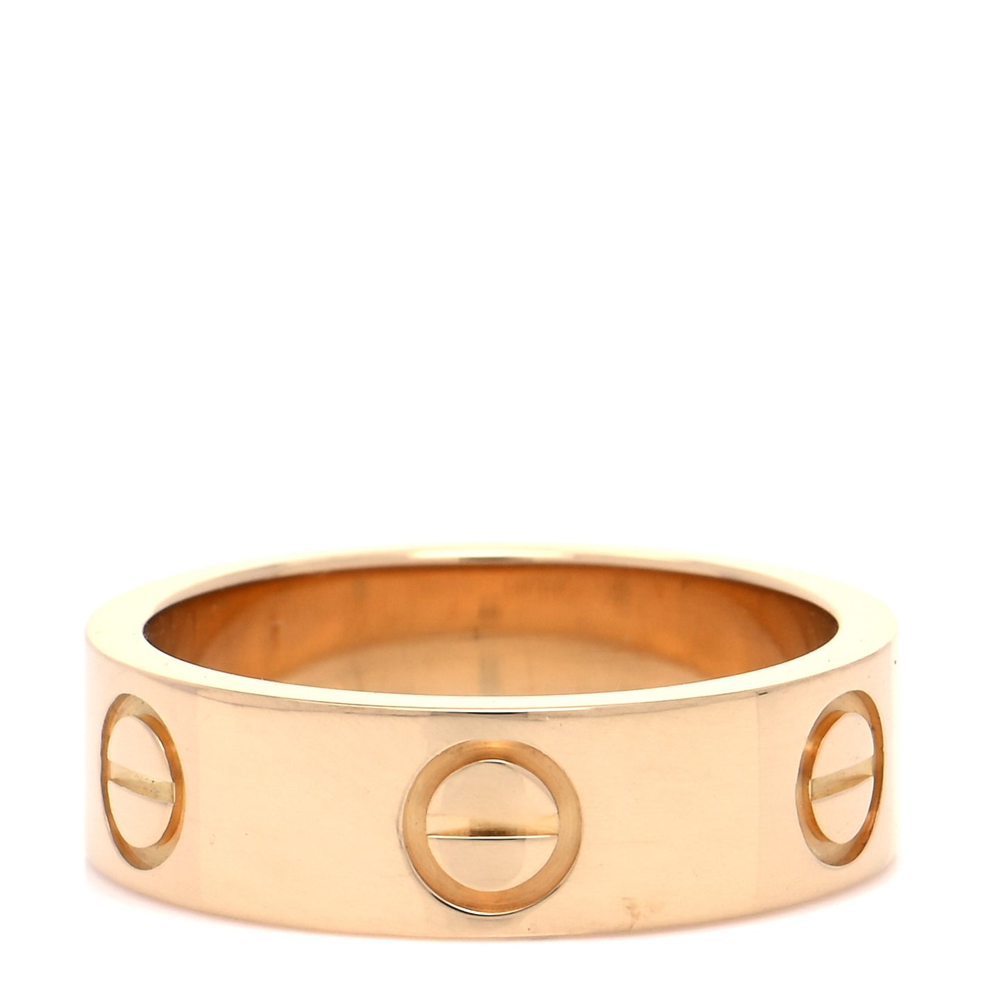 18K Yellow Gold 5.5mm LOVE Ring 49 4.75