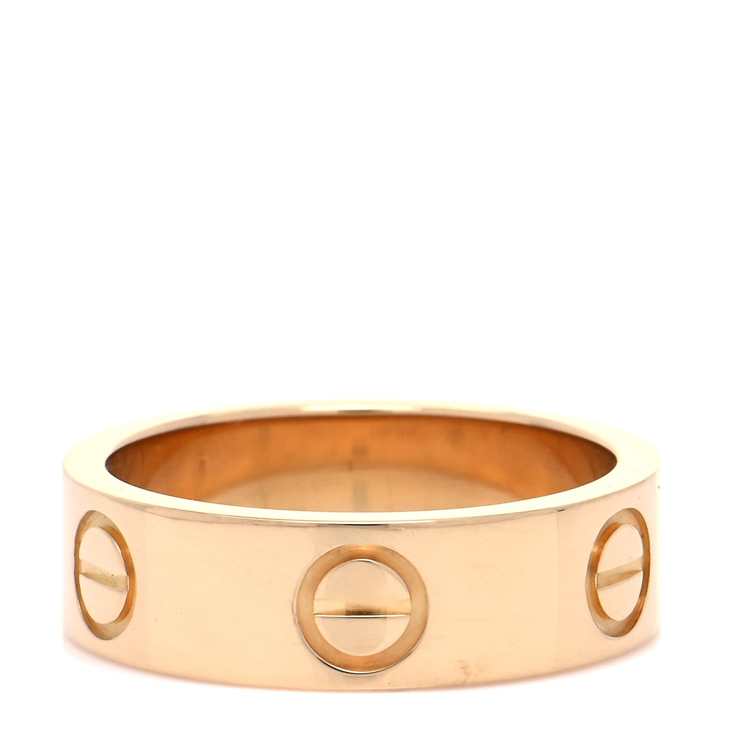 Cartier 18K Yellow Gold 5.5mm LOVE Ring 49 4.75 3 of 6