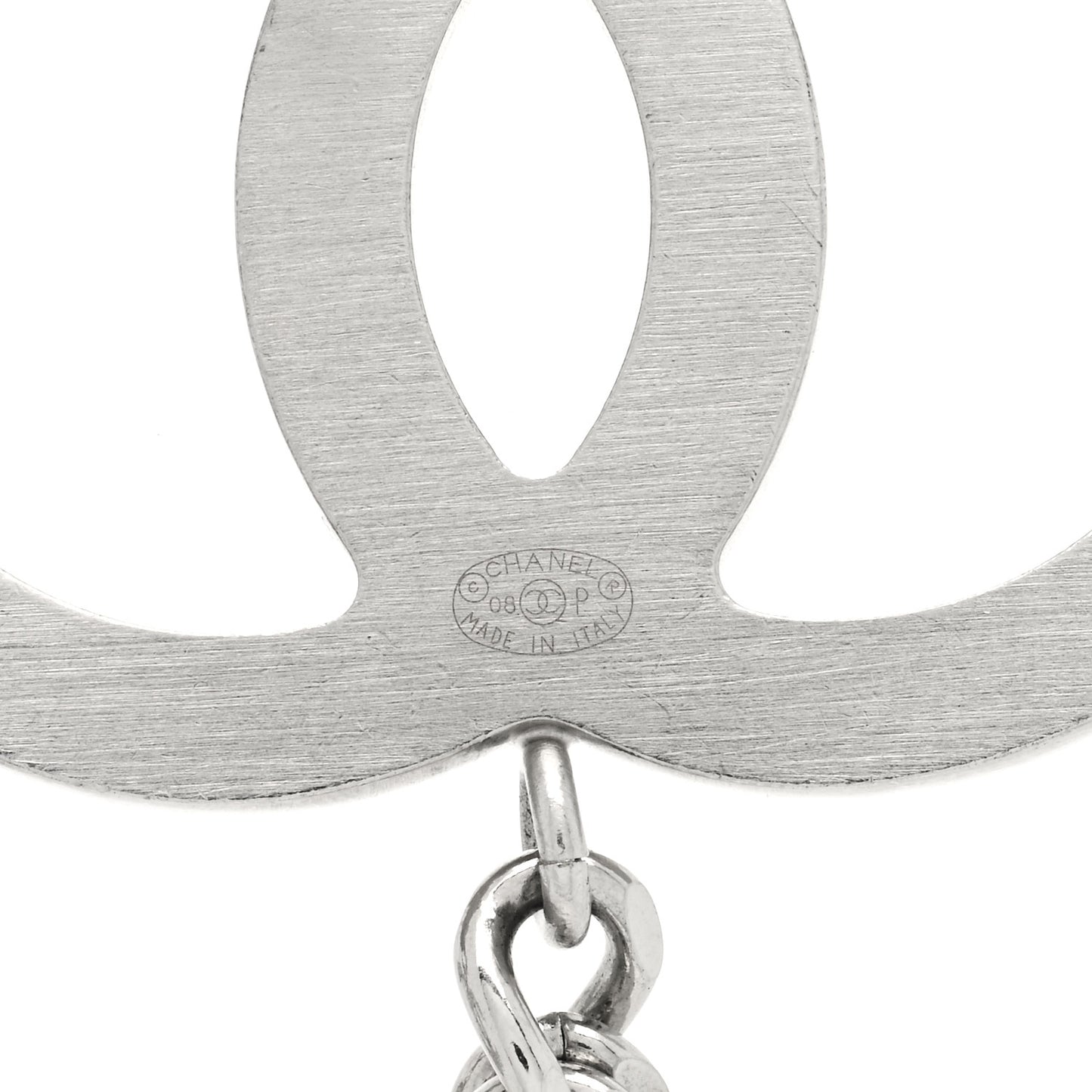 Crystal CC Chain Belt 90 Silver