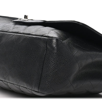 Chanel Caviar Maxi Single Flap Black 10 of 10