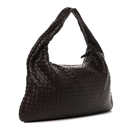 Bottega Veneta Nappa Intrecciato Large Veneta Hobo Ebano 2 of 5