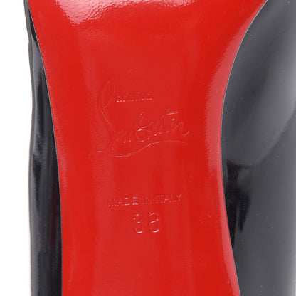 Christian Louboutin Patent Pigalle Follies 70 Pumps 38 Black 6 of 12