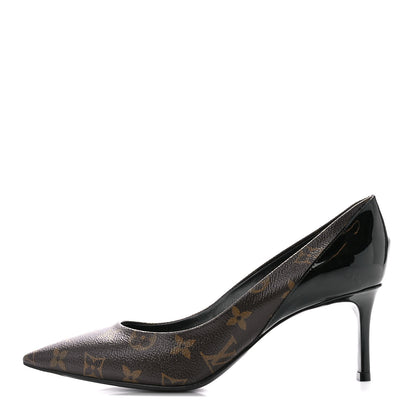 Louis Vuitton Monogram Cherie Pumps 40 Black 1 of 9